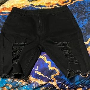 Black shorts